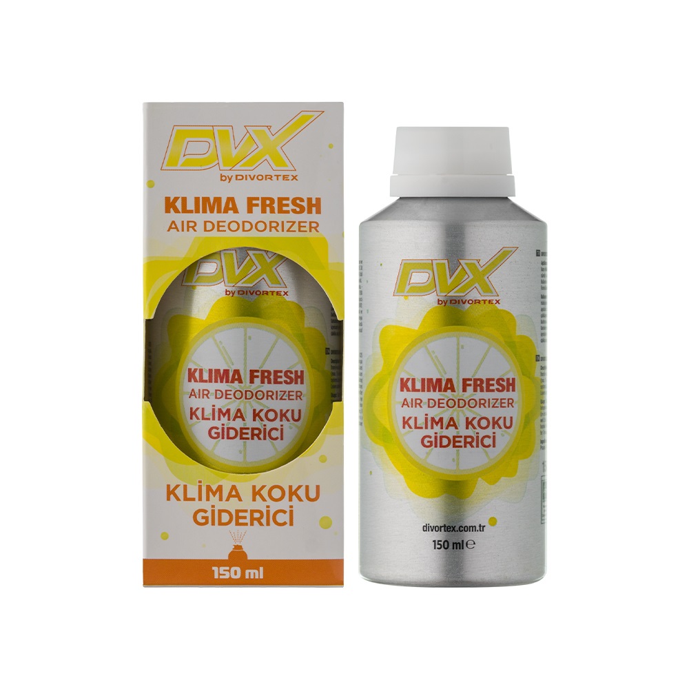 Divortex Klima Fresh  Anti Odor / Air Freshener - Lemon (150 Ml)